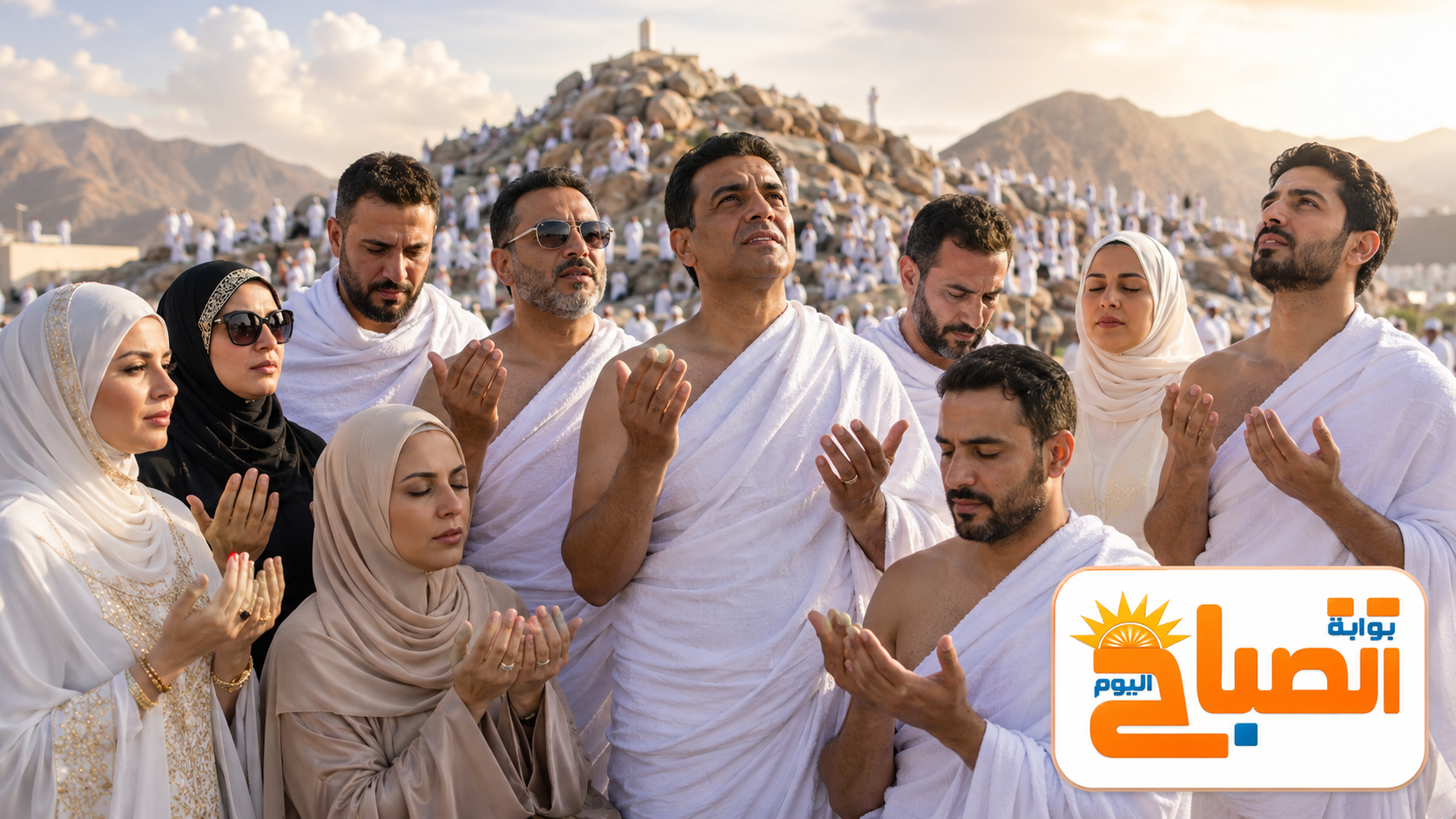 نجوم الفن على جبل عرفات.. ياسمين عبد العزيز وهنيدي ورمضان